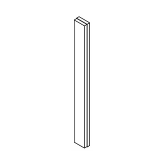Prime Frosty White - 03"W × 36"L All - Purpose Filler - homecabinets