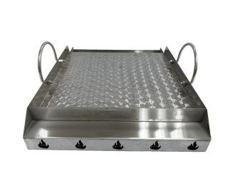 Rectangular Stainless Steel Grill Griddle - homecabinets