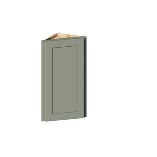 Sage Breeze - 12"W × 30"H Angled-End Wall Cabinet