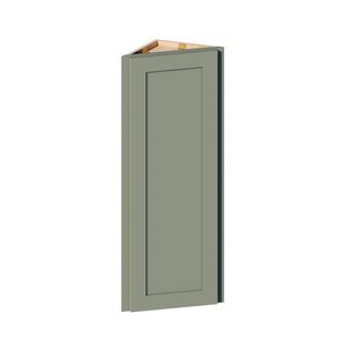 Sage Breeze - 12"W × 42"H Angled-End Wall Cabinet