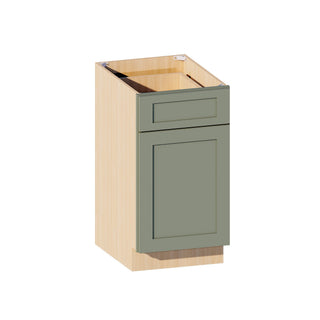 Sage Breeze - 18"W Trash Pull-Out Base Cabinet