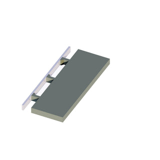 Sage Breeze - 24"W × 2-3/16"H Floating Shelf