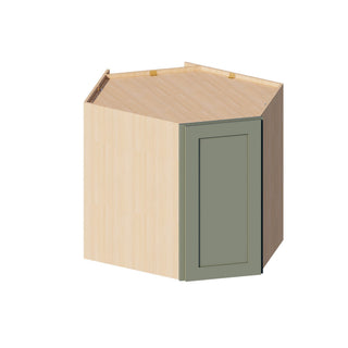 Sage Breeze - 24"W × 30"H Diagonal Corner Wall Cabinet