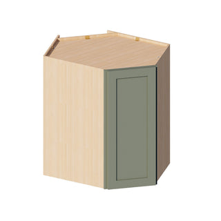 Sage Breeze - 24"W × 36"H Diagonal Corner Wall Cabinet