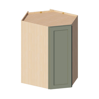 Sage Breeze - 24"W × 42"H Diagonal Corner Wall Cabinet