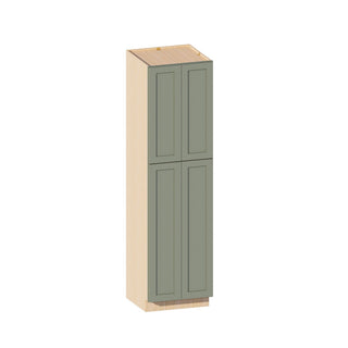 Sage Breeze - 24"W × 90"H Tall Pantry Cabinet