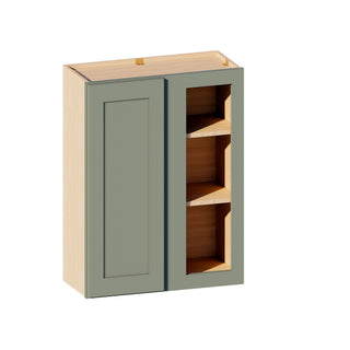 Sage Breeze - 27"W × 36"H Blind Corner Wall Cabinet
