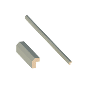 Sage Breeze - 2"W × 96"L Angled Light Rail Molding
