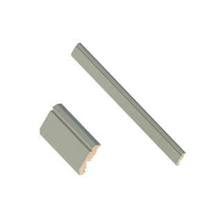 Sage Breeze - 3-5/16"W × 96"L Inset Crown Molding
