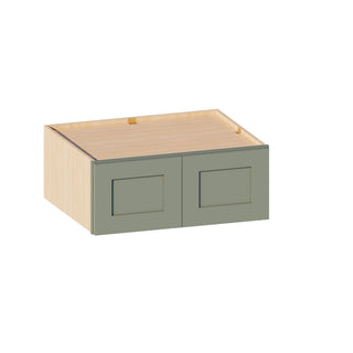 Sage Breeze - 30"W × 12"H Deep (24") Wall Bridge Cabinet