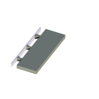 Sage Breeze - 30"W × 2-3/16"H Floating Shelf