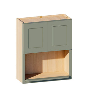 Sage Breeze - 30"W × 36"H Microwave Wall Cabinet