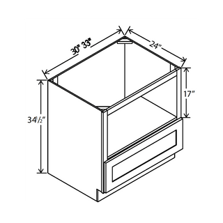 Sage Breeze - 30"W Microwave Base Cabinet