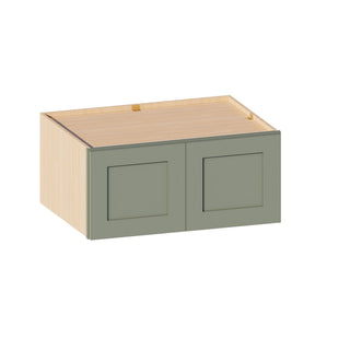 Sage Breeze - 33"W × 15"H Deep (24") Wall Bridge Cabinet