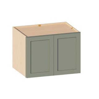 Sage Breeze - 33"W × 24"H Deep (24") Wall Bridge Cabinet