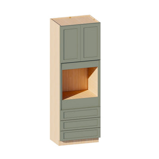 Sage Breeze - 33"W × 90"H Tall Oven Cabinet
