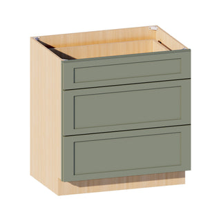 Sage Breeze - 33"W Drawer Base Cabinet