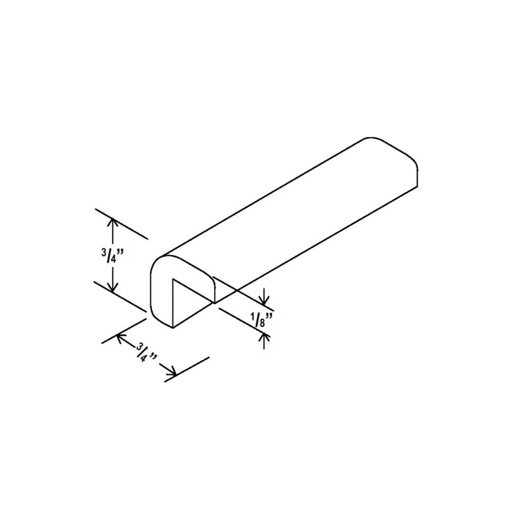 RTA Outside Corner Molding OCM8 Double Dove White 3/4