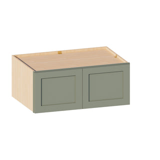 Sage Breeze - 36"W × 15"H Deep (24") Wall Bridge Cabinet
