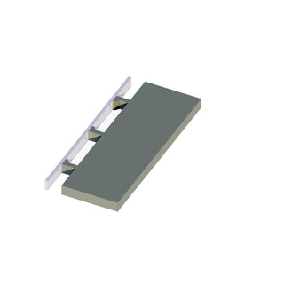 Sage Breeze - 36"W × 2-3/16"H Floating Shelf