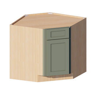 Sage Breeze - 36"W Corner Sink Base Cabinet - homecabinets