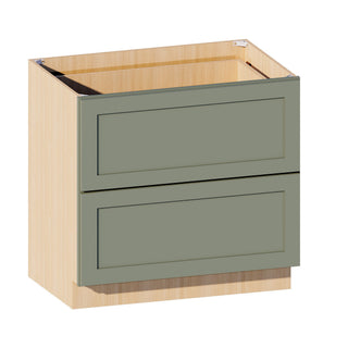 Sage Breeze - 36"W Drawer Base Cabinet