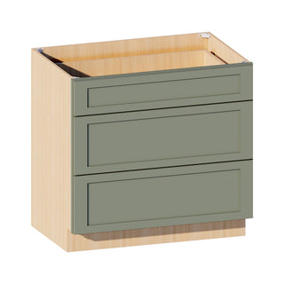 Sage Breeze - 36"W Drawer Base Cabinet
