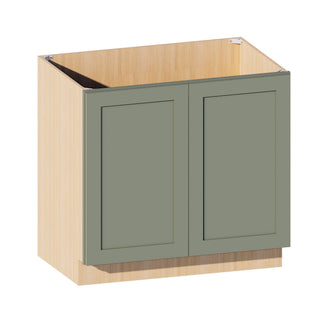 Sage Breeze - 36"W Full-Height Door Base Cabinet