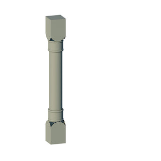 Sage Breeze - 3"W × 34-1/2"L Classic Decorative Leg