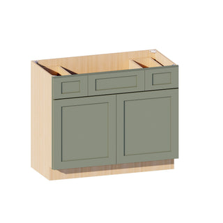 Sage Breeze - 42"W Centered-Sink Vanity Combo Cabinet