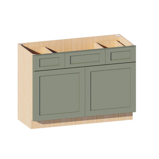 Sage Breeze - 48"W Centered-Sink Vanity Combo Cabinet