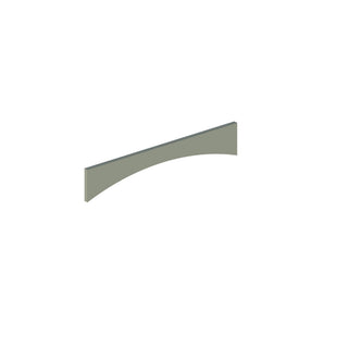 Sage Breeze - 6"W × 30"L Arched Valance