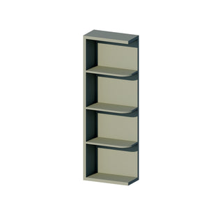 Sage Breeze - 6"W × 36"H Open Shelf Wall End Cabinet
