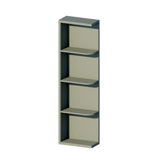 Sage Breeze - 6"W × 42"H Open Shelf Wall End Cabinet