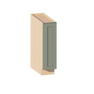Sage Breeze - 9"W Spice Pull-Out Rack Base Cabinet