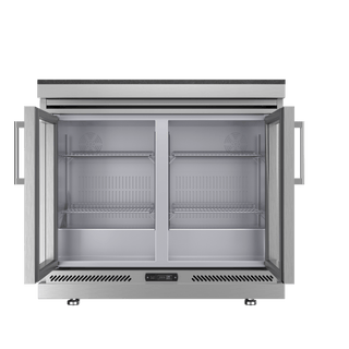 Silver - 304 Stainless Steel Modular Outdoor Kitchen 148L Refrigerator - homecabinets