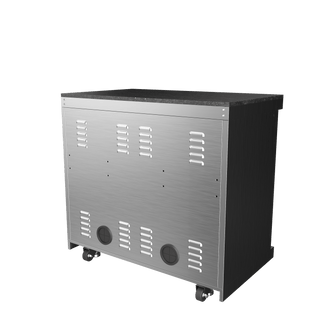 Silver - 304 Stainless Steel Modular Outdoor Kitchen 148L Refrigerator - homecabinets