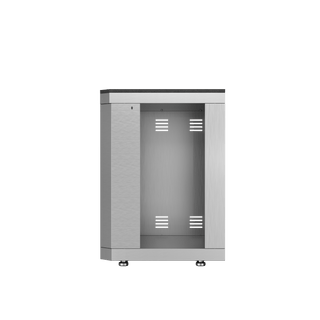 Silver - 304 Stainless Steel Modular Outdoor Kitchen Corner Storage Cabinet - homecabinets
