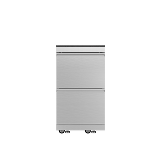 Silver - 304 Stainless Steel Modular Outdoor Kitchen Drawer Cabinet - homecabinets