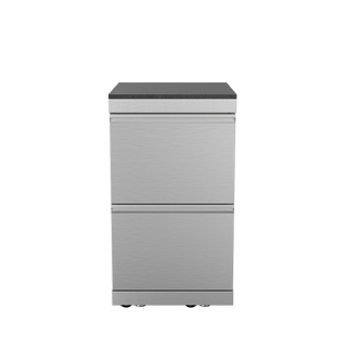 Silver - 304 Stainless Steel Modular Outdoor Kitchen Drawer Cabinet - homecabinets