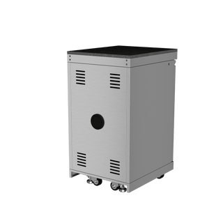 Silver - 304 Stainless Steel Modular Outdoor Kitchen Storage Cabinet - homecabinets