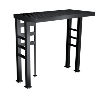 Silver - 304 Stainless Steel Outdoor Kitchen Shed - homecabinets