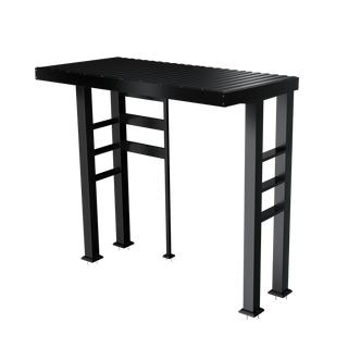 Silver - 304 Stainless Steel Outdoor Kitchen Shed - homecabinets