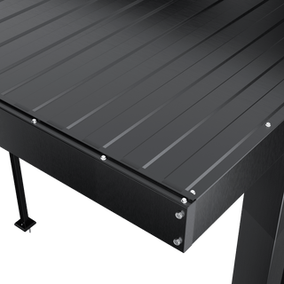 Silver - 304 Stainless Steel Outdoor Kitchen Shed - homecabinets