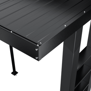 Silver - 304 Stainless Steel Outdoor Kitchen Shed - homecabinets