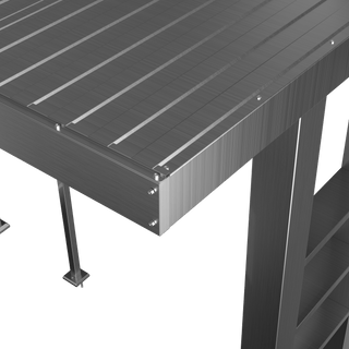 Silver - 304 Stainless Steel Outdoor Kitchen Shed - homecabinets