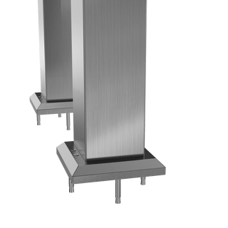Silver - 304 Stainless Steel Outdoor Kitchen Shed - homecabinets