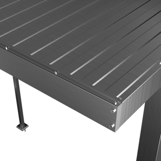 Silver - 304 Stainless Steel Outdoor Kitchen Shed - homecabinets