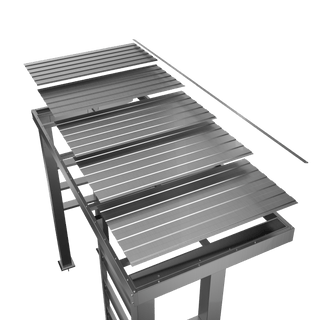 Silver - 304 Stainless Steel Outdoor Kitchen Shed - homecabinets
