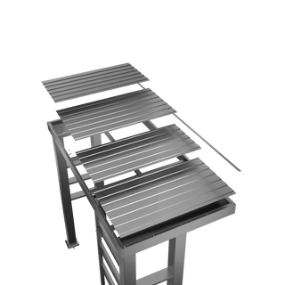 Silver - 304 Stainless Steel Outdoor Kitchen Shed - homecabinets